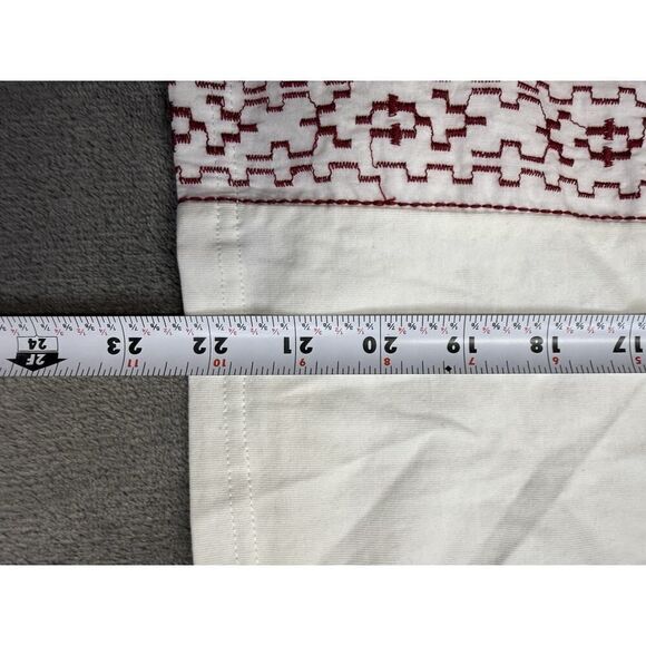 NWT Anthropologie Reathβ& Wren Embroidered Tank Top XS White/Red - Picture 6 of 11